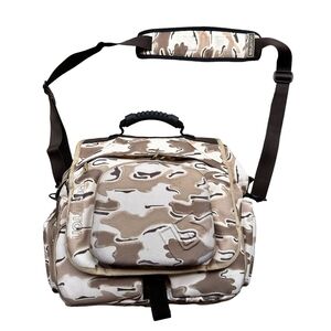 Burton Tan and Brown Messenger Bag